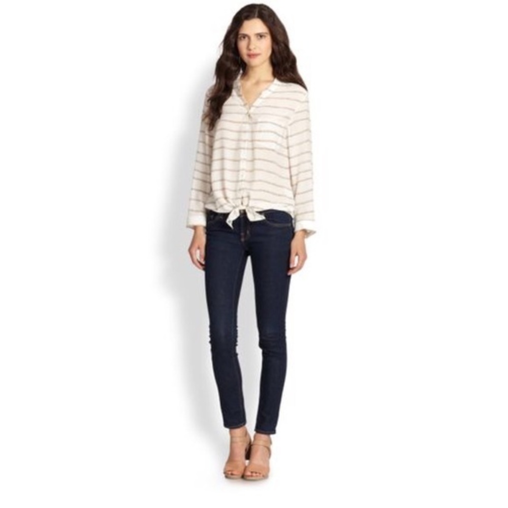 Joie Edaline Porcelain Rope Silk Top - Picture 4 of 6